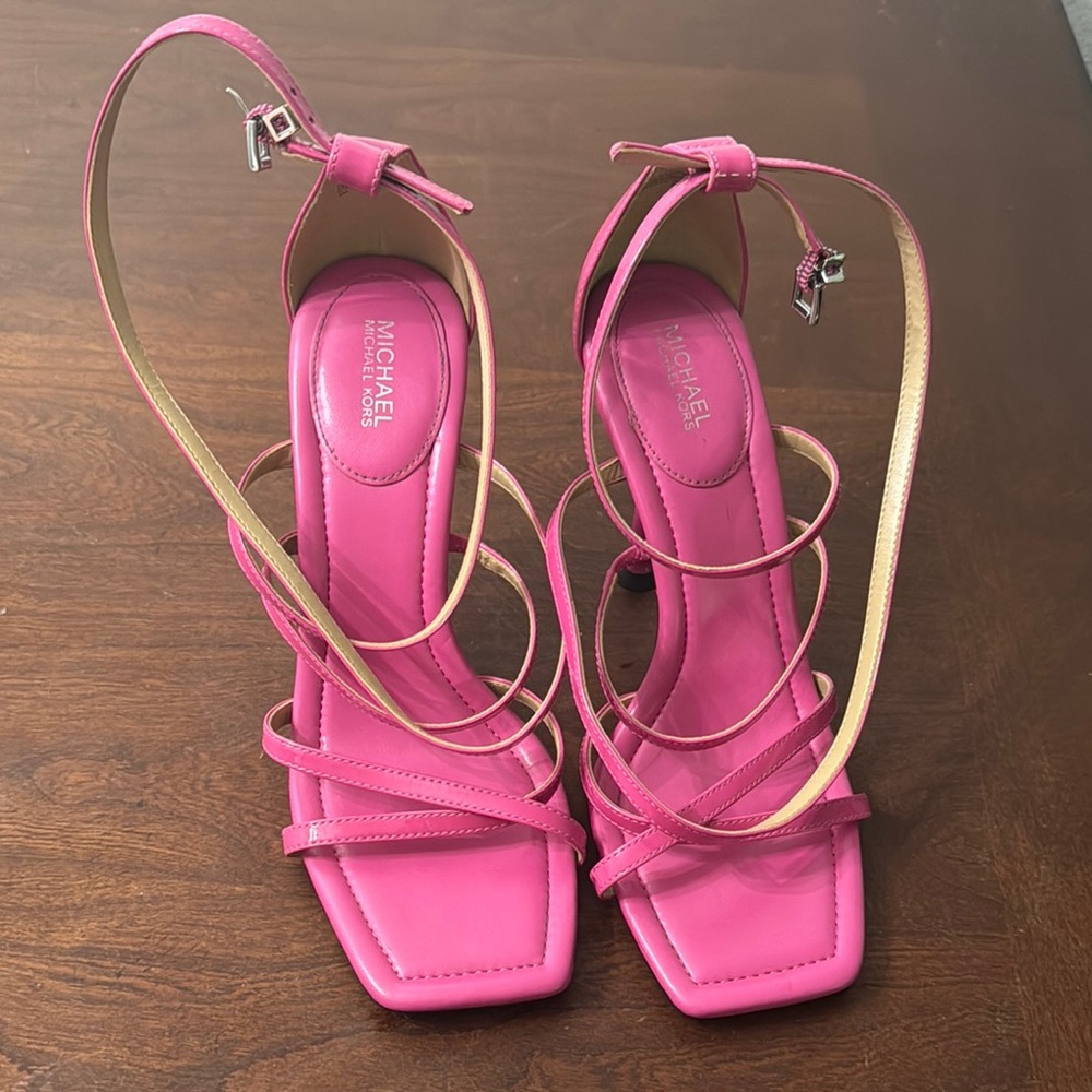 Michael Kors Fuchsia Strappy Heels